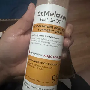 [Dr.Melaxin Official] Peel Shot Keratin Care Kojic Acid Turmeric Spray 200ml Pore Clearing Exfoliating Formula Skin Repair Scrub