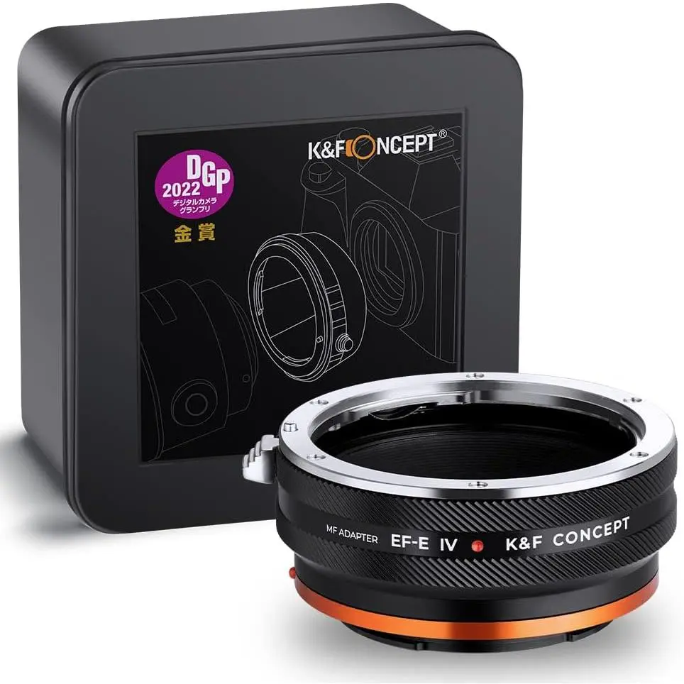 K&F CONCEPT EOS-NEX Lens Mount Adapter Pro, Manual (EF/EF-S) Lens Adapter Compatible with Sony E Mount Camera Body