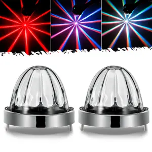 Partsam 2Pcs Glass Lens Watermelon Lights Suitable for 10-30V Vehicles, Semi Trucks, Trucks, Pickup, Off-road, Aluminum Alloy Base, IP65 Waterproof