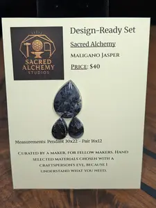 Tear Shape - Maligano Jasper - Design-Ready Set