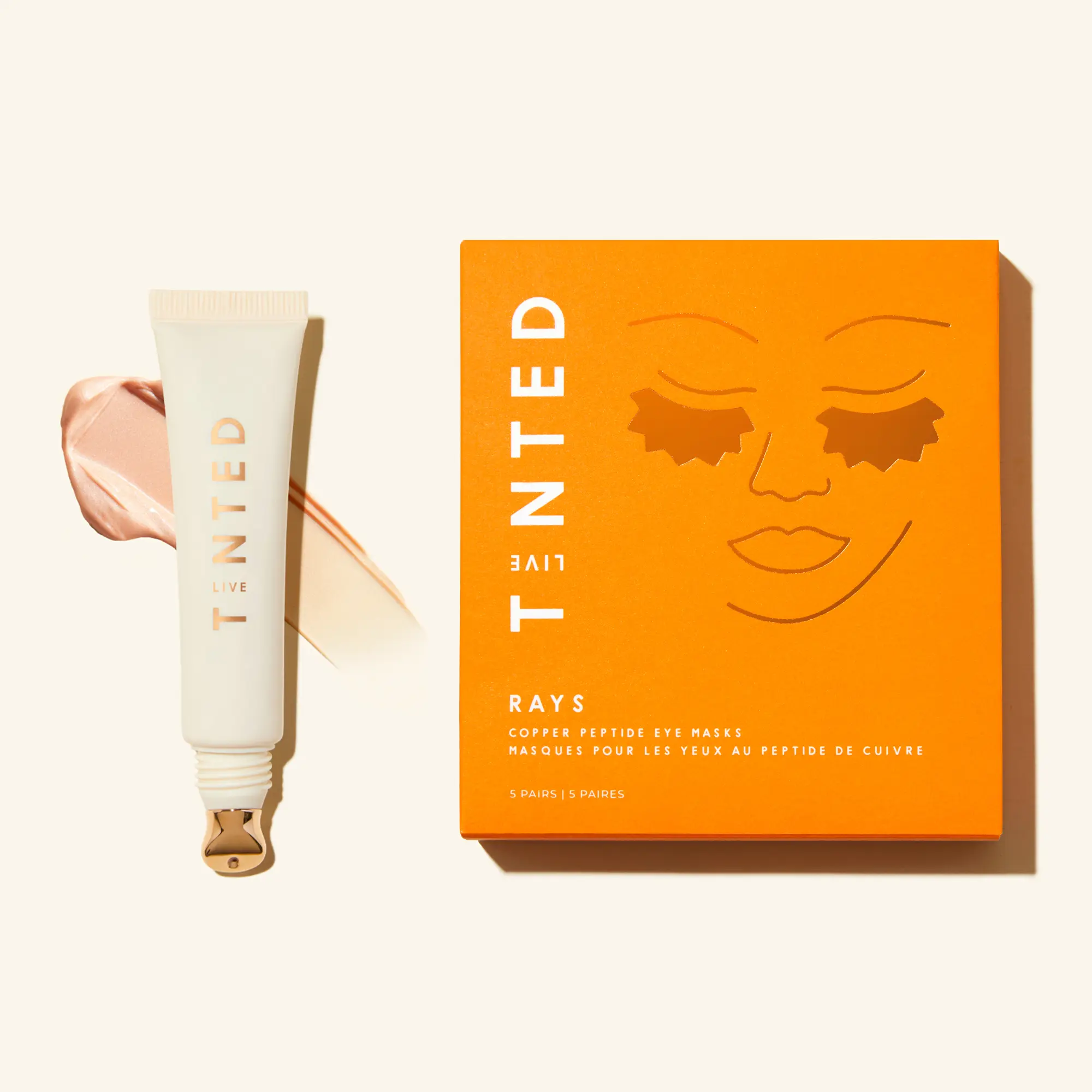 Live Tinted SUPERHUE Eye Cream & RAYS Hydrating Undereye Masks