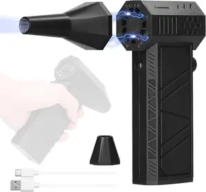 Wireless Compressed Air Duster | High-power 13000-11000 RPM Rechargeable Air Blower, Portable Turbo Fan, Three-speed Adjustment, USB Charging, Suitable for Computer Keyboards, Cars, Homes