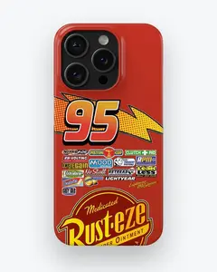 LIGHTNING MCQUEEN SPECIAL EDITION CARS PHONE CASE For iPhone 14 15 16 ,Gifts, iPhone Case Father's Day Gifts Cover Protection Protective