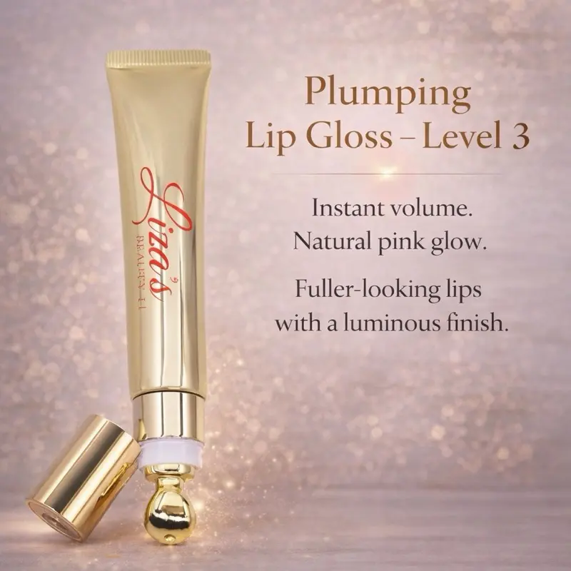 1380- Liza's Beauty Line Lip Plump Lipgloss - Enhance Your Lips with Luxurious Shine and Volume