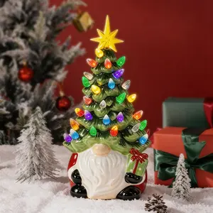 Christmas Lights, Santa Claus Design Christmas Tree Decoration, 1 Count Battery Powered Luminous Resin Ornament, Cartoon Toys Gift for Kids, Home Decor Supplies for Living RoomBedroom Dining Room，homedecor，Christmas Ornament, Stocking Stuffer, Gift ideas