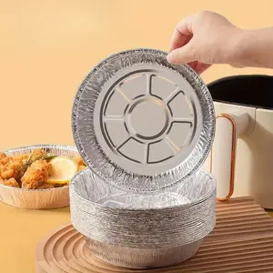 10/20/30Pcs Disposable Food Grade Tin Foil Household Oven Baking Trays, Grilling Plates, Tin Foil Plates