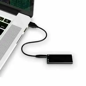 Ultra-Thin Metal Digital Voice Recorder with USB, Noise Reduction, Sound Activation, 4-32GB Storage Support and MP3 Playback Function