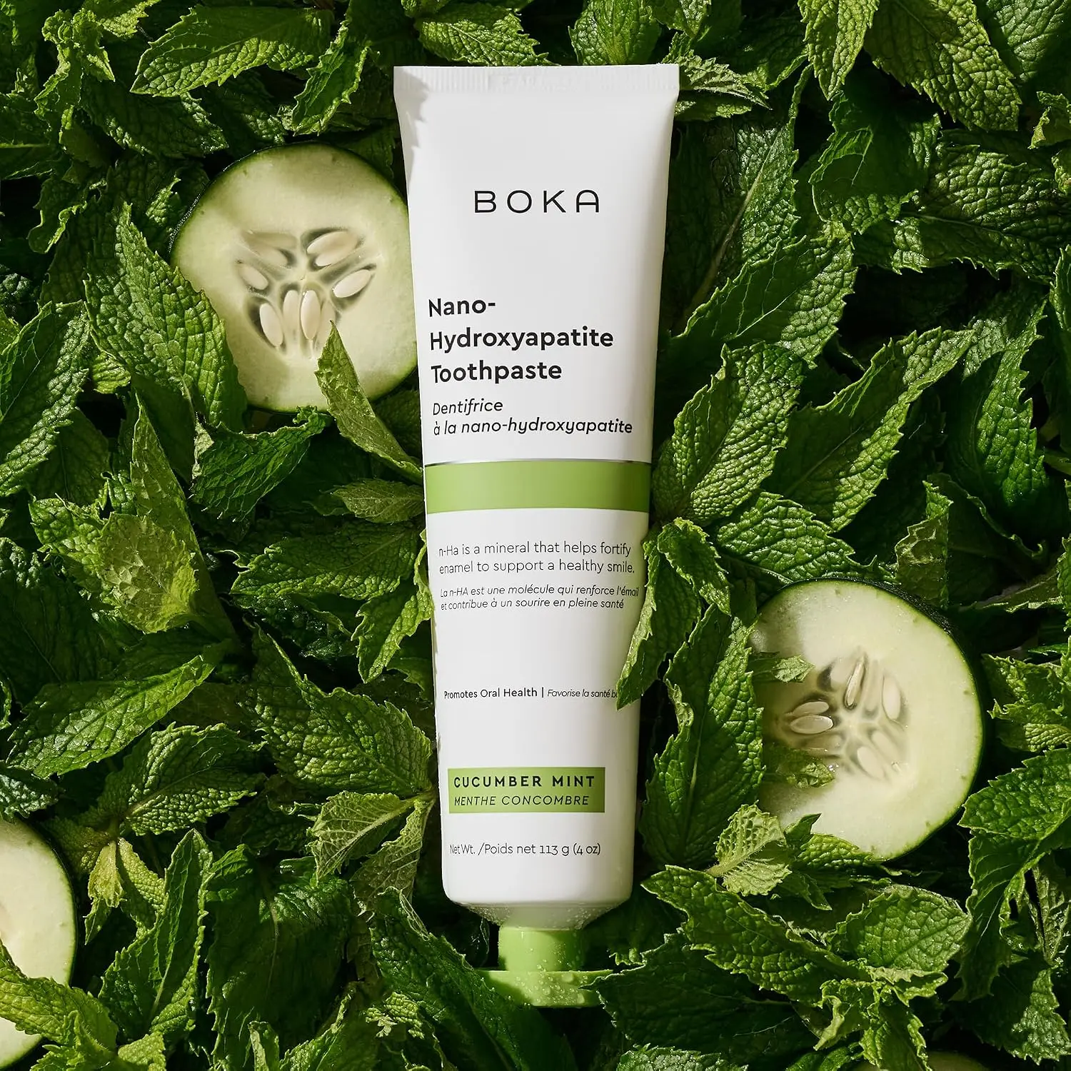 Boka Oral Care Fluoride-Free Nano Hydroxyapatite Mint Toothpaste