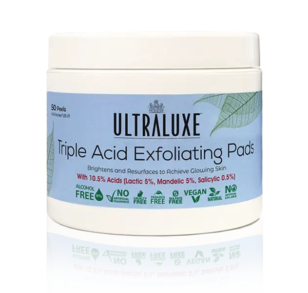 UltraLuxe Triple Acid Exfoliating Pads