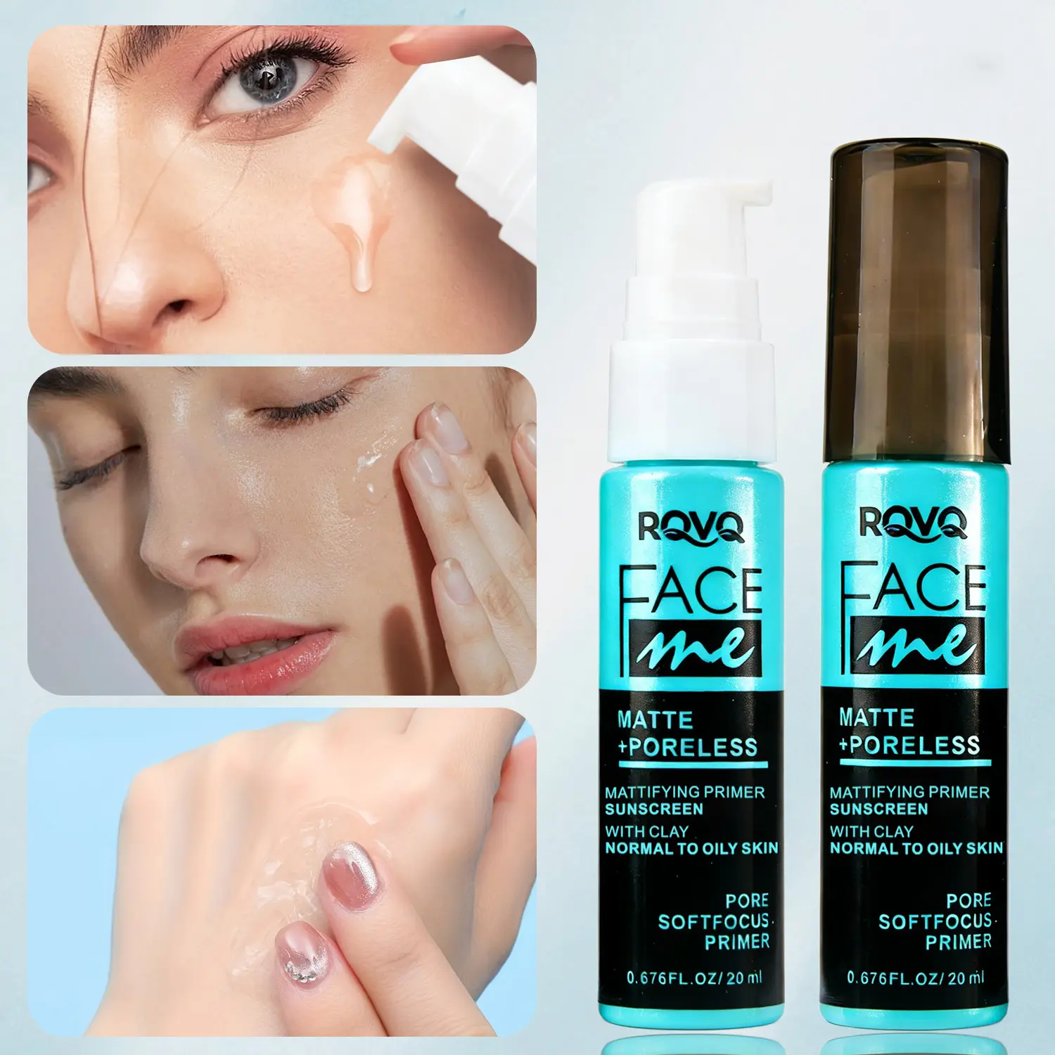 Matte Makeup Primer Sunscreen Waterproof, Easy to Apply, Lightweight, Durable, Natural Makeup Effect, Makeup Smooth, Facial Primer, Cosmetics Primer, Makeup Locking Primer, Makeup Base Cream