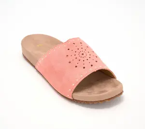 Revitalign Orthotic Suede Slide Sandals - Sofia Soleil