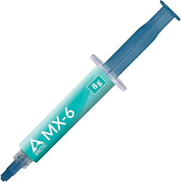 ARCTIC MX-6 Thermal Paste (8g) - High Performance Non-Conductive Thermal Compound for PC Building, Content Creators, Desktop Processors, Heat Dissipation Needs (Brand: ARCTIC)