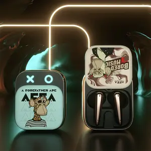 ZOMBIESCAT B6 In-Ear Wireless Headphones with Bluetooth 5.3, Support AAC Decoding, Cool & Stylish Rotational Design, HD Sound Quality, Lightweight and Ultra-Low Latency Audio Earbuds for Music & Phone Calls