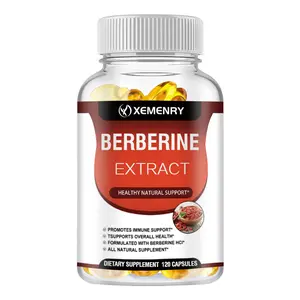 Xemenry - Berberine Extract Vegetarian Capsules - Bone Growth Collagen Production Calcium Absorption Antioxidant Support - Healthy Natural Support