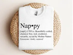 Nappy Beautifully Coiled DTF Transfers