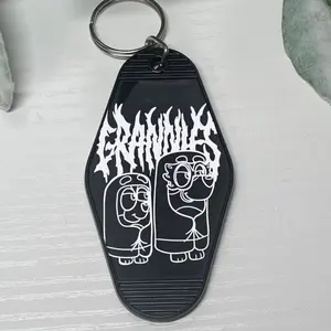 Grannies Blue Dog Keychain || Retro Keychain || Cute Keychain