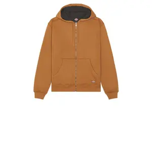Dickies Full Zip Thermal Lined Fleece in Brown Duck