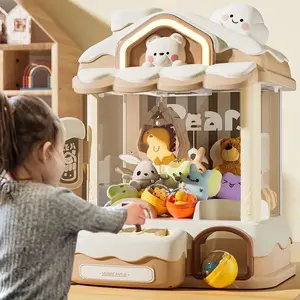 Children Automatic Mini Claw Machine Toys Coin Operated Play Game Arcade Crane Doll Machines Birthday Christmas Gifts for Kids