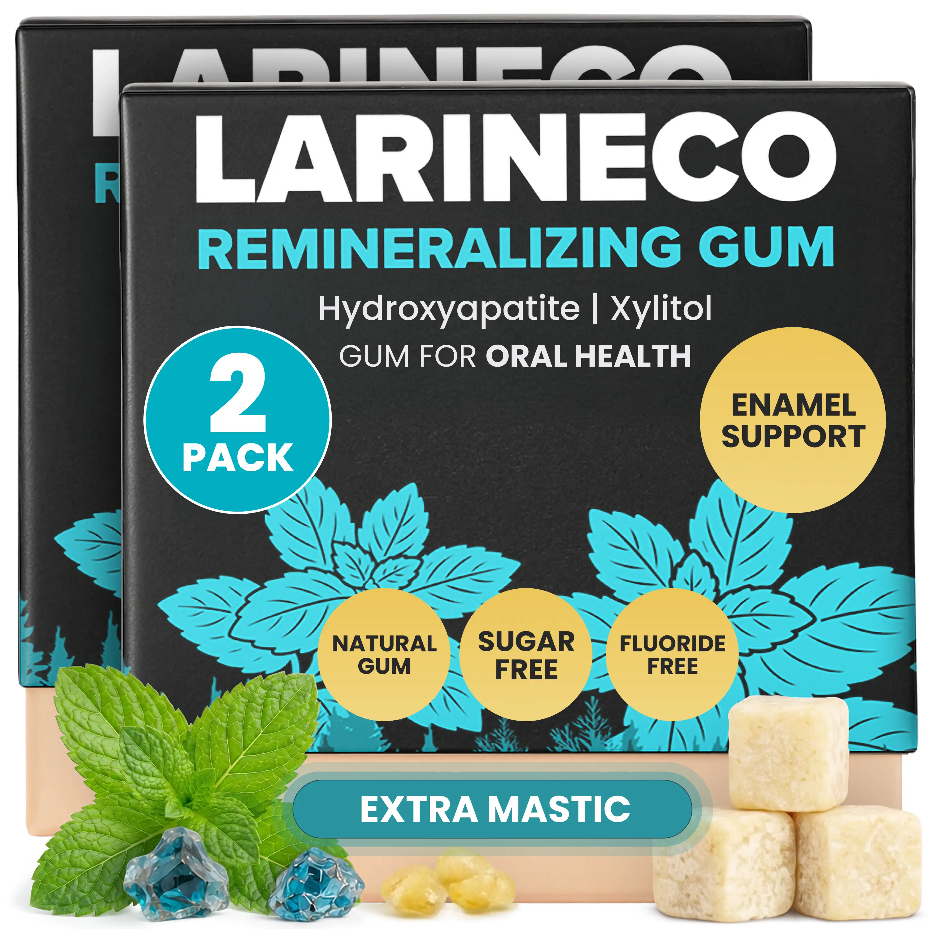 Larineco™ - Extra Mastic Remineralizing Gum Larineco™ - Extra Mastic Remineralizing Gum