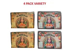 4 Pack Qamar Al-Din Dried Fruit Paste - 2 Apricot + 2 Orange - 400G Each