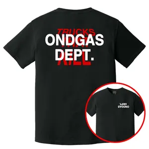 2 Sided Ondgas DEPT Trucks That Kill T-Shirt, On D Gas T Shirt, Men's Truck Apparel Cotton Unisex Streetwear