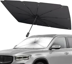 Car Windshield Sunshade Umbrella - Foldable 5 Layers UV Block Coating, Heat Insulation Protection for Sedan & SUV, Easy Storage Design