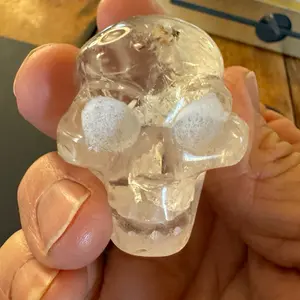 Lemurian  Crystal Skulls . These are authentic Ancient, Crystal Skulls .