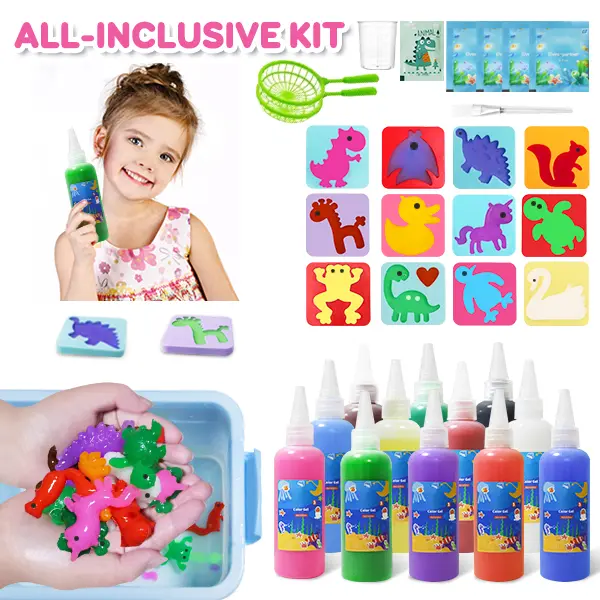 Magic Water Gel Kit,Squishy Water Toys for Boys and Girls, Outdoor Summer Toys for Kids,Best Birthday Gift For Family Friends Children Summer Fun