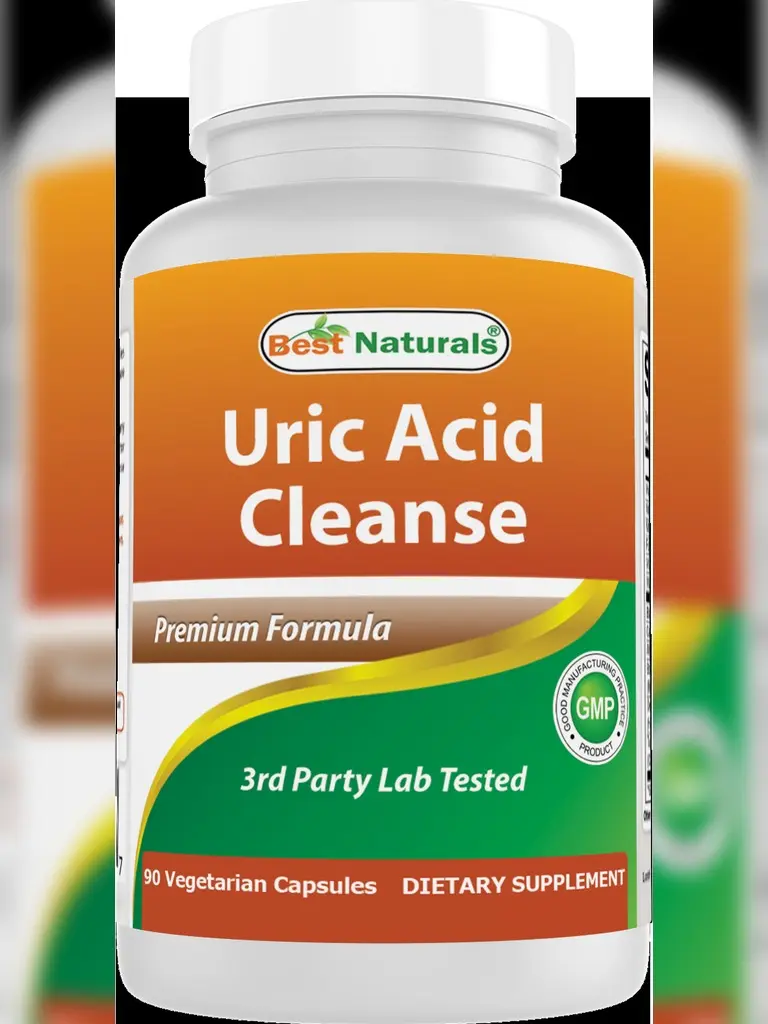 Best Naturals Uric Acid Cleanse Vitamins for Men and Women - 90 Vegetarian Capsules Best Naturals Uric Acid Cleanse Vitamins for Men and Women - 90 Vegetarian Capsules