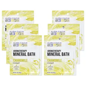 Aura Cacia Chamomile Mineral Bath 2.5 oz. (6 Pack)