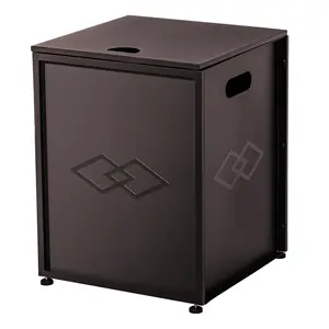 🛢️ Hide that ugly tank in plain sight! Diamond steel propane cover doubles as a side table—bronze, rust-proof, weather-ready.