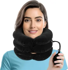 Neck Stretcher – Inflatable Cervical Traction Device for Neck Pain Relief, Adjustable Neck Brace for Home Use, Cervical Spine Decompression Tool for Muscle Tension & Stress Relief Menswear Soft Long Natural Sleeveless Tops Man Bestie tiktokshopspringglowu