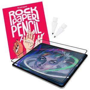 Rock Paper Pencil — Matte iPad Screen Protector + Apple Pencil Tips