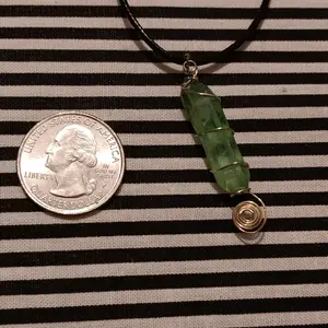 Female Male wire wrapped crystal