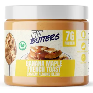 Fit Butters Banana Maple French Toast Cashew Almond Butter Vegan Spread