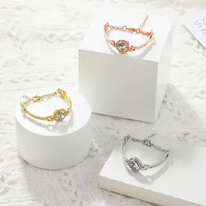 Women' 316 Stainless Steel 14k Gold Plated Bracelet & Bangle - Multi-Color (,,) Suitable for Weddings, Parties, Daily Wear - Elegant Gift