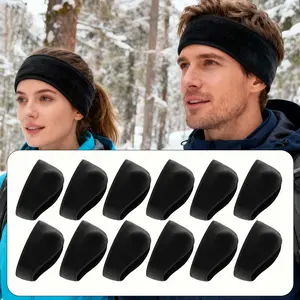 12pcs Ear Warmer Headband, Winter Ear Muffs Cold Weather Ear Covers for Men Women Runnin, for Home Outdoor Cycling Camping Travel Shopping,Ideal Gift for Halloween Christmas Party Father's Day ﻿ summerwins