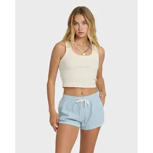 Road Trippin Shorts - Washed Chambray
