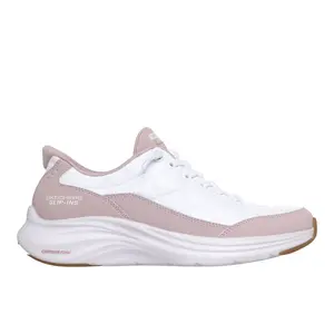 Skechers Womens Slip-Ins Contour Foam Cozy Fit Slip On Sneakers Shoes Casual - Purple, White