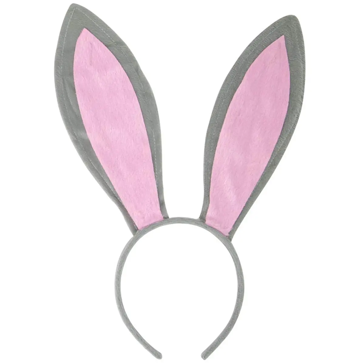 212 MAIN Unisex Velvet Easter Bunny Rabbit Ears Headband Set - Bendable Ears Accessory, Whimsical Party Wear for Kids, Costumes & Accessories