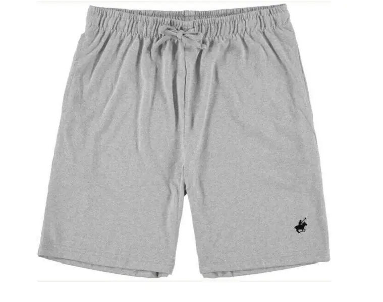 Heather Gray Mens  Blended Cotton Shorts with 2 Pockets for Summer Casual Wear Comfortable & Stylish