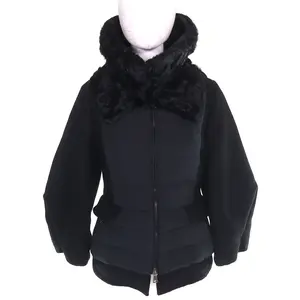 Pre-owned MONCLER Wool Small Leather Goods Rumex Down Jacket