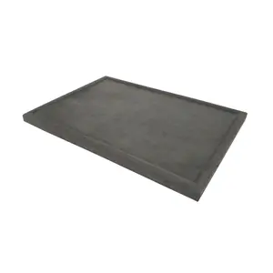 FixtureDisplays® Jewelry Tray, Flannel Jewelry Tray Showcase Display Organizer for Ring Earring Necklace Pendants Bracelet Warm Grey 154-NF