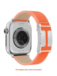 Magnetic Leather Strap, High-End Designer Style, Genuine Leather, Adjustable From 165 to 215mm, Suitable for Personal Use or Gift