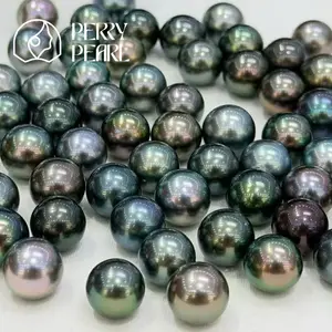 【Black Tahitian Pearl】Deep Sea Black Pearl 8-12mm