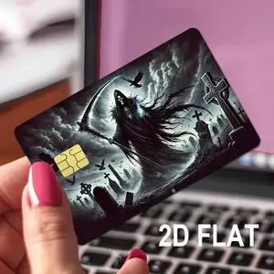 Elegant PVC Credit Card Sticker Set, Durable Textured Design, Perfect Gift for Him & Her, Ideal for Small Chip Cards