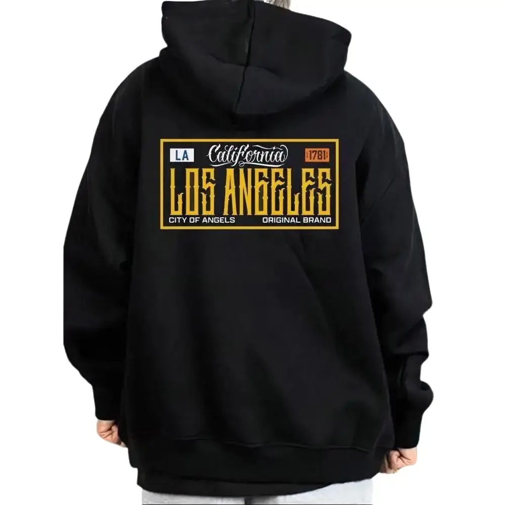 Los angeles Style Chicano Clothing Cholo Gangster Hoodies for Men Men's Streetwear Lowrider Graphic Tee Unisex Loose Fit Medium Heavy 50% Cotton 50% Polyester Men Gifts