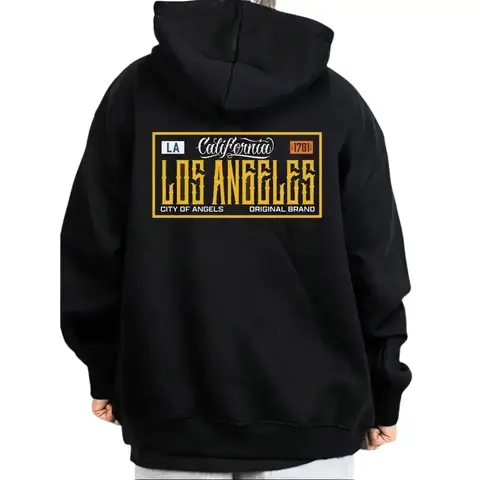 Los angeles Style Chicano Clothing Cholo Gangster Hoodies for Men Men's Streetwear Lowrider Graphic Tee Unisex Loose Fit Medium Heavy 50% Cotton 50% Polyester Men Gifts