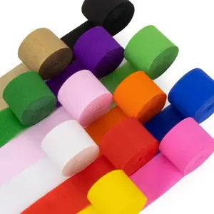 Party Crepe Paper Streamers - 12 Rolls 984ft Crepe Paper Halloween Thanksgiving Christmas Valentine's St. Patrick's July 4th Patriotic Independence Day Wedding  Shower Party Decorations