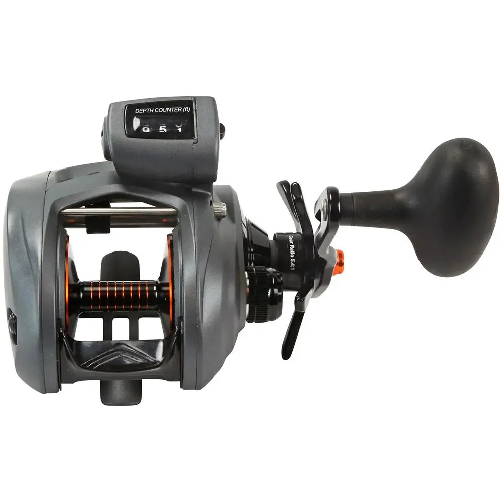 Okuma Coldwater A Linecounter Low Profile Baitcasting Reels, Aluminum, Salmon Fishing